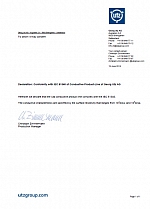 Сертификат соответствия антистатических контейнеров GEORG UTZ