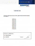 Пакеты Eurostat. Международный сертификат