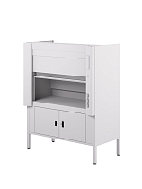 Шкаф LLC Compact ЛАБ RAL9010 Шкаф вытяжной металлический компактный