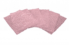 Антистатическая рассеивающая розовая упаковка с воздушными демпфирующими прослойками