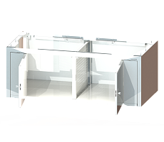 Встроенная лабораторная тумба ТВ LAB