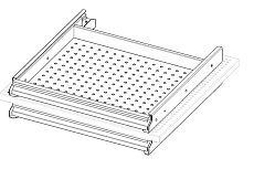 Выдвижные полки для шкафа сухого хранения
