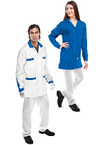 Антистатический укороченный халат VA