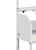 Перегородка защитная металлическая