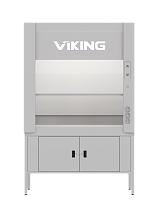 Шкаф LLC-W LAB RAL9010 Шкаф вытяжной металлический с боковыми окнами