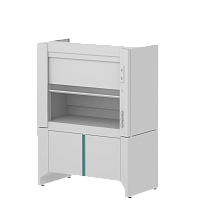 Шкаф LLC-MPP Compact ЛАБ RAL9010 Шкаф вытяжной полипропиленовый комбинированный компактный