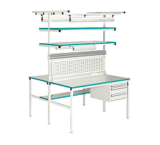 Лабораторные островные столы серии Классик от VIKING LAB