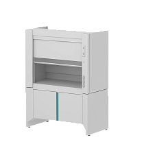 Шкаф LLC-MPP Compact LAB RAL9010 Шкаф вытяжной полипропиленовый комбинированный компактный