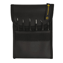 Набор антистатических пинцетов SMD Bernstein 5-060 (6 предметов)