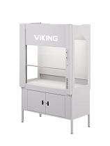 Шкаф LLC-W LAB RAL9010 Шкаф вытяжной металлический с боковыми окнами