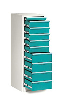 Стационарная лабораторная тумба с ящиками ТМБ/ДР LAB